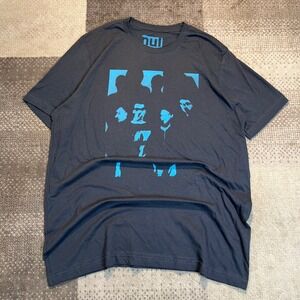 Nine Inch Nails NIN Null The Manhattan Project Band T-Shirt Black Blue Mens XL